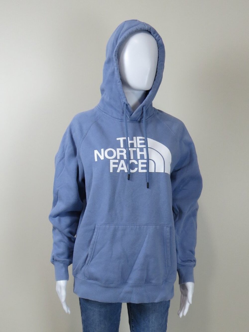The North Face Women's Hoodie Kangaroo Pocket SIZE Large - Blue